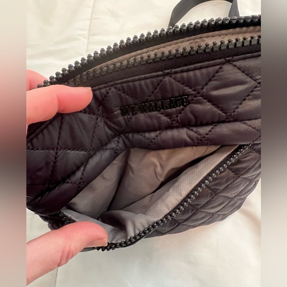 MZ Wallace Metro Flat Crossbody Bag in Black - Picture 8 of 12